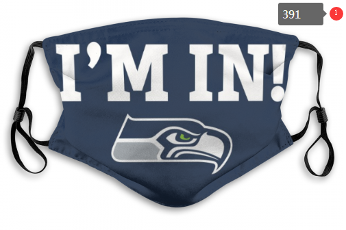 NFL Seattle Seahawks #8 Dust mask with filter->nfl dust mask->Sports Accessory